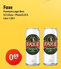 Faxe Premium Lager Beer im aktuellen Prospekt bei Getränke Hoffmann in Schapen