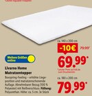 Matratzentopper im Angebot bei Lidl in Bielefeld Matratzentopper Angebote von Livarno Home bei Lidl Bielefeld für 69,99 €