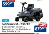 Aufsitzrasenmäher REAPER für 599,00 € bei ALDI SÜD im Angebot Aufsitzrasenmäher REAPER im aktuellen ALDI SÜD Prospekt