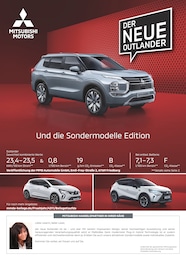 Mitsubishi Prospekt für Dinslaken: "Mitsubishi Angebote", 8 Seiten, 22.03.2025 - 19.04.2025