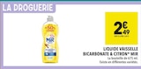 Liquide Vaisselle Bicarbonate & Citron* - MIR - Supeco Liquide Vaisselle Bicarbonate & Citron* - MIR à 2,49 € dans le catalogue Supeco