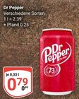 Dr Pepper Angebote von Dr Pepper bei GLOBUS Oberhausen für 0,79 €