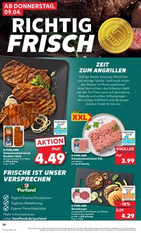 Steak im Kaufland Prospekt "KNÜLLER" mit 70 Seiten (Bremerhaven)