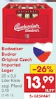 Aktuelle Budweiser Angebote bei Netto Marken-Discount in Dresden Aktuelles Original Czech Imported Lager Angebot bei Netto Marken-Discount in Dresden ab 13,99 €