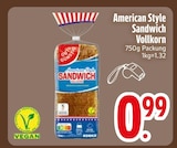 Aktuelle Brötchen Angebote bei EDEKA in Augsburg Aktuelles American Style Sandwich Vollkorn Angebot bei EDEKA in Augsburg ab 0,99 €