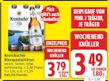 Bierspezialitäten Angebote von Krombacher bei WEZ Bad Oeynhausen für 3,49 €