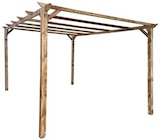 Pergola en bois classe 3 - L. 3 x l. 4 x H. 2,4 m à Brico Dépôt dans Vry