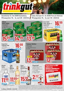 Cola im Trinkgut Prospekt "Aktuelle Angebote" mit 4 Seiten (Rosenheim)