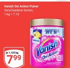 Aktuelle Vollwaschmittel Angebote bei GLOBUS in Mannheim Aktuelles Oxi Action Pulver Angebot bei GLOBUS in Mannheim ab 7,99 €