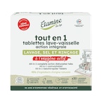 Tablette Lave Vaisselle Tout en 1 - Etamine du Lys - NaturéO à Nantes Tablette Lave Vaisselle Tout en 1 - Etamine du Lys en promo chez NaturéO Nantes à 13,99 €