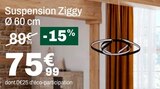 Suspension Ziggy en promo chez But Suspension Ziggy dans le catalogue But