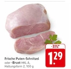 Frische Puten-Schnitzel im Angebot bei EDEKA in Heidelberg Frische Puten-Schnitzel Angebote bei EDEKA Heidelberg für 1,29 €