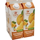 Pur jus de fruits - CARREFOUR EXTRA en promo chez Carrefour Pur jus de fruits - CARREFOUR EXTRA dans le catalogue Carrefour
