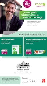mea - meine apotheke Prospekt der KW 46 "Unsere November-Angebote" Aktueller mea - meine apotheke Prospekt "Unsere November-Angebote" Seite 1 von 4 Seiten