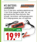 KFZ-Batterie-Ladegerät Angebote von Brüder Mannesmann Werkzeuge bei Marktkauf Pulheim für 19,99 €