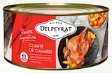 Confit de canard 4 cuisses -25% de sel - Delpeyrat en promo chez Intermarché Montpellier à 10,47 €