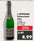 Aktuelles Schwarzlack-Sekt Angebot bei Kaufland in Würzburg ab 4,99 €