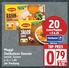 Delikatess-Saucen Angebote von Maggi bei EDEKA Potsdam für 0,79 €