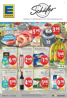 EDEKA Prospekt der Woche "Aktuelle Angebote" Seite 1, 17.11.2025 bis 22.11.2025 für Düsseldorf Aktueller EDEKA Prospekt "Aktuelle Angebote" Seite 1 von 24 Seiten für Düsseldorf