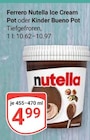 Aktuelles Nutella Ice Cream Pot Angebot bei GLOBUS in Neuwied