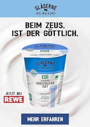 Gläserne Molkerei Prospekt für Frankenberg (Eder): "Beim Zeus, ist der göttlich.", 1 Seite, 12.03.2025 - 17.03.2025