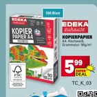 Kopierpapier im Angebot bei Marktkauf in Rottenburg Kopierpapier Angebote von EDEKA zuhause bei Marktkauf Rottenburg für 5,99 €