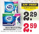 Wisch & Weg Küchentücher Angebote von Zewa bei E center Mannheim für 2,29 €