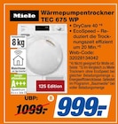 Wärmepumpentrockner TEC 675 WP Angebote von Miele bei expert Münster für 999,00 €