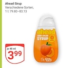 Sirup im Angebot bei GLOBUS in Neunkirchen Sirup Angebote von Ahead bei GLOBUS Neunkirchen für 3,99 €