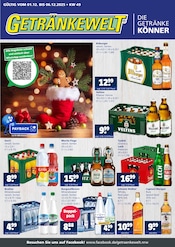 Aktueller Getränkewelt Getränkemärkte Prospekt in Laer und Umgebung, "DIE GETRÄNKEKÖNNER" mit 4 Seiten, 01.12.2025 - 06.12.2025