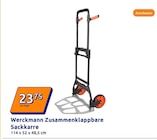 Action Herten - Zusammenklappbare Sackkarre Angebot im Prospekt Zusammenklappbare Sackkarre bei Action im Herten Prospekt für 23,75 €