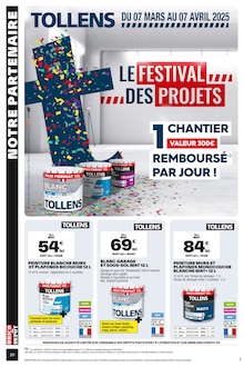 Promo Peinture Blanche dans le catalogue Brico Dépôt du moment à la page 20