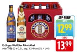 Weißbier Alkoholfrei oder Trüb im Angebot bei E center in Bruchsal Weißbier Alkoholfrei oder Trüb Angebote von Erdinger bei E center Bruchsal für 12,99 €