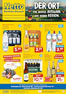 Netto Marken-Discount Prospekt "DER ORT, AN DEM DU IMMER AUSGEZEICHNETE PREISE FINDEST." mit  Seiten (Bochum)