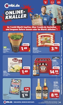 Bier im combi Prospekt "Markt - Angebote" mit 31 Seiten (Rheda-Wiedenbrück)