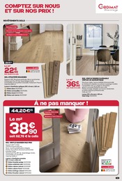Promos Sol Vinyle dans le catalogue "POUR BIEN RÉNOVER COMPTEZ SUR NOUS..." de Gedimat Sol Vinyle en promo dans le catalogue Gedimat à la page 11