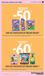 Prix et réduction Milka dans le prospectus Intermarché Express en cours Offre Milka dans le catalogue Intermarché Express du moment à la page 3