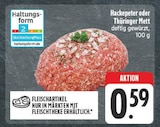 Aktuelles Hackepeter oder Thüringer Mett Angebot bei EDEKA in Jena ab 0,59 €