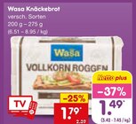 Knäckebrot Angebote von Wasa bei Netto Marken-Discount Karlsruhe für 1,49 €