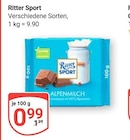 Aktuelle Ritter Sport Angebote bei GLOBUS in Duisburg Aktuelles Ritter Sport Angebot bei GLOBUS in Duisburg ab 0,99 €