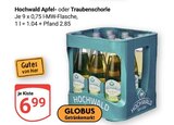 Apfel- oder Traubenschorle im Angebot bei GLOBUS in Völklingen Apfel- oder Traubenschorle Angebote von Hochwald bei GLOBUS Völklingen für 6,99 €