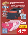 Kinder Slips oder Boxer Angebote bei Netto Marken-Discount Kirchheim für 4,99 €