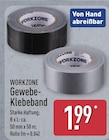 Gewebe-Klebeband Schwarz von Workzone für 1,99 € bei ALDI Nord im Angebot Gewebe-Klebeband Schwarz von Workzone im aktuellen ALDI Nord Prospekt
