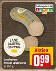 Pfälzer Leberwurst im Angebot bei REWE in Pforzheim Pfälzer Leberwurst Angebote von Landbauern bei REWE Pforzheim für 0,99 €