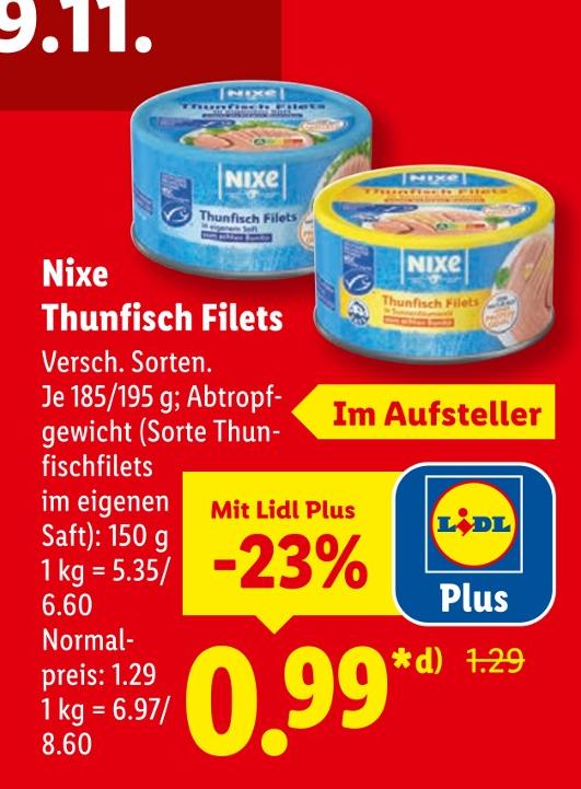 Thunfisch Filets