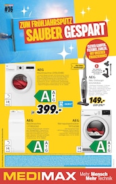 MEDIMAX Elektromärkte Prospekt der aktuellen Woche mit 8 Seiten, gültig von 10.04.2026 bis 17.04.2026, in Senftenberg und Umgebung Aktueller MEDIMAX Elektromärkte Prospekt in Senftenberg und Umgebung, "ZUM FRÜHJAHRSPUTZ SAUBER GESPART" mit 8 Seiten, 10.04.2026 - 17.04.2026