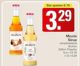 Sirup Angebote von Monin bei WEZ Bad Oeynhausen für 3,29 €