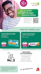 mea - meine apotheke Prospekt für Waren: "Unsere Juni-Angebote", 4 Seiten, 01.06.2026 - 30.06.2026