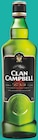 Scotch Whisky Blended - CLAN CAMPBELL - Intermarché Super à Cannes Scotch Whisky Blended - CLAN CAMPBELL en promo chez Intermarché Super Cannes à 9,20 €