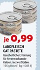 Cat Pastete Angebote von Landfleisch bei Zookauf Hagen für 0,99 €